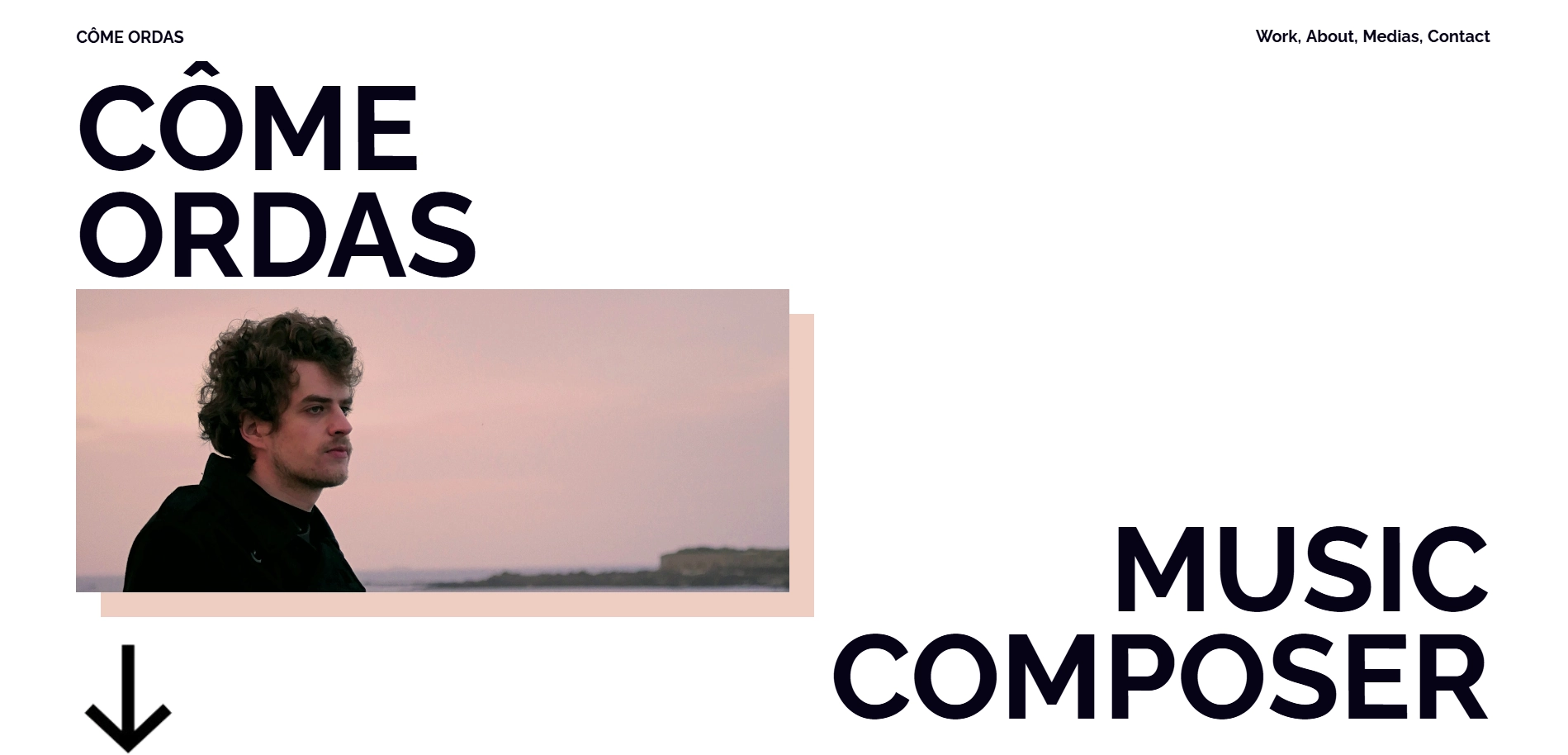 Preview du site de Côme Ordas
